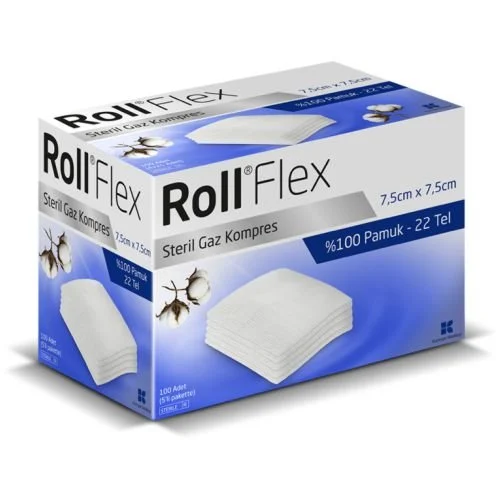 Roll Flex Gaz Kompres 22 Tel 100'lük 01